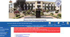 Desktop Screenshot of mudamysore.gov.in